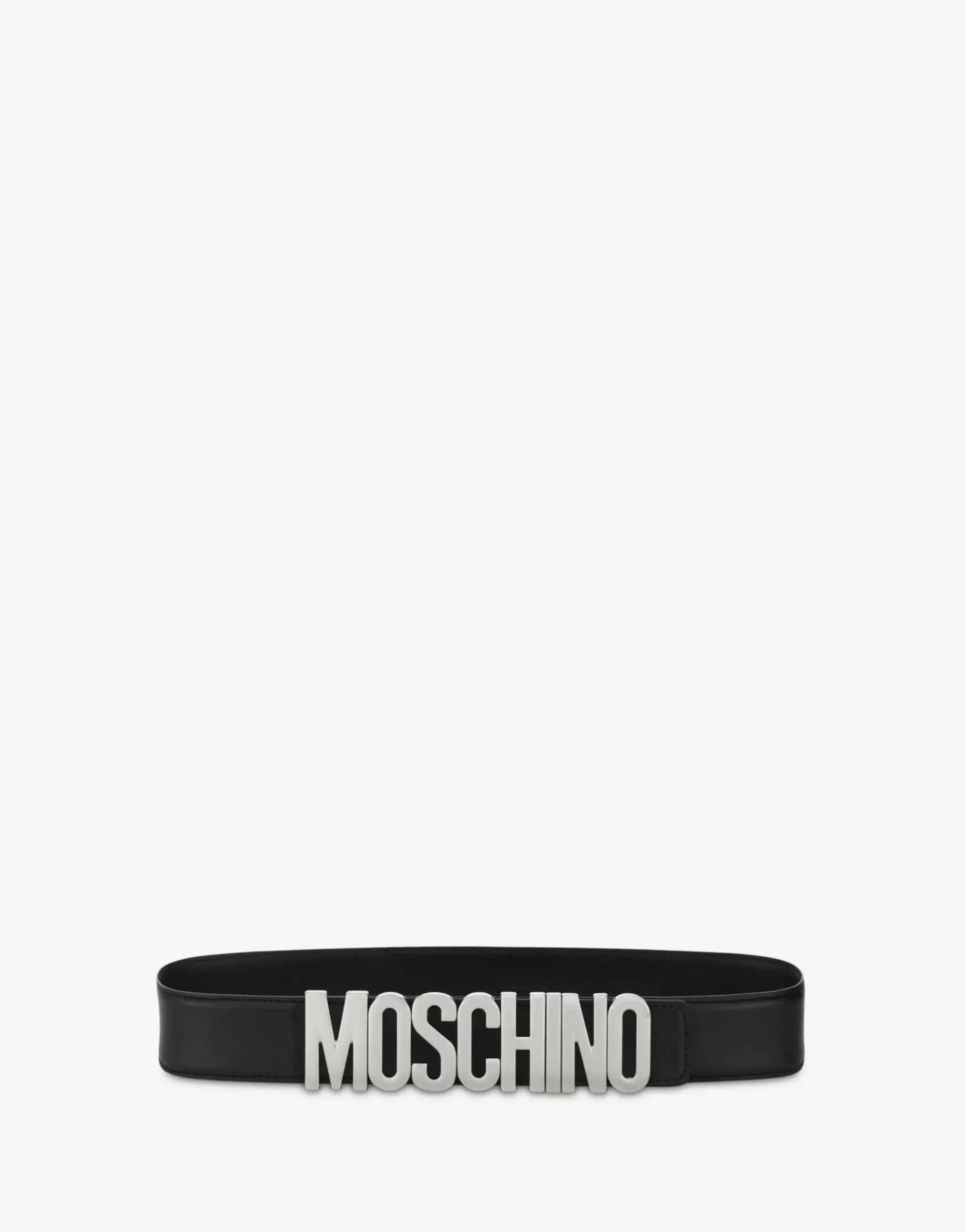 Moschino Belt in leather with logo