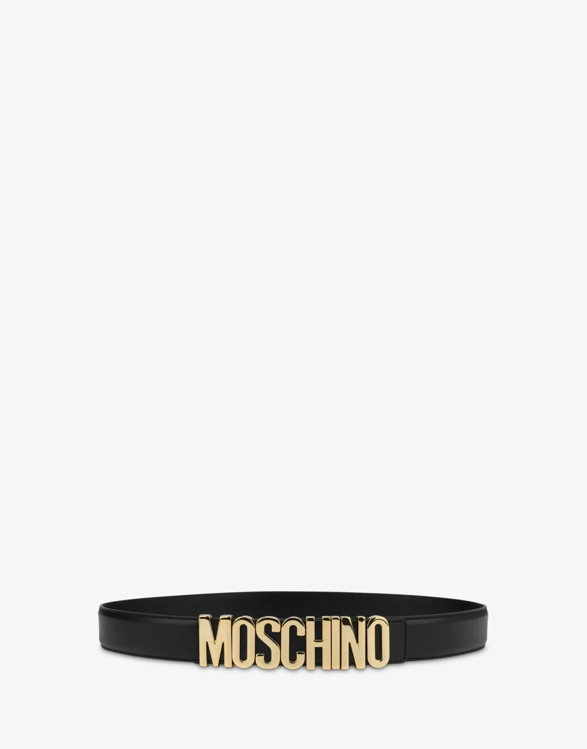 Moschino Belt in leather with logo