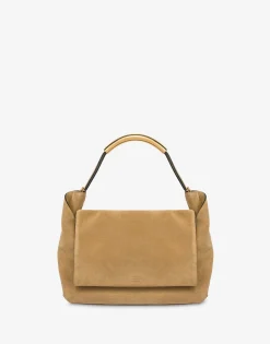 Moschino Braided Suede Handle Me Bag