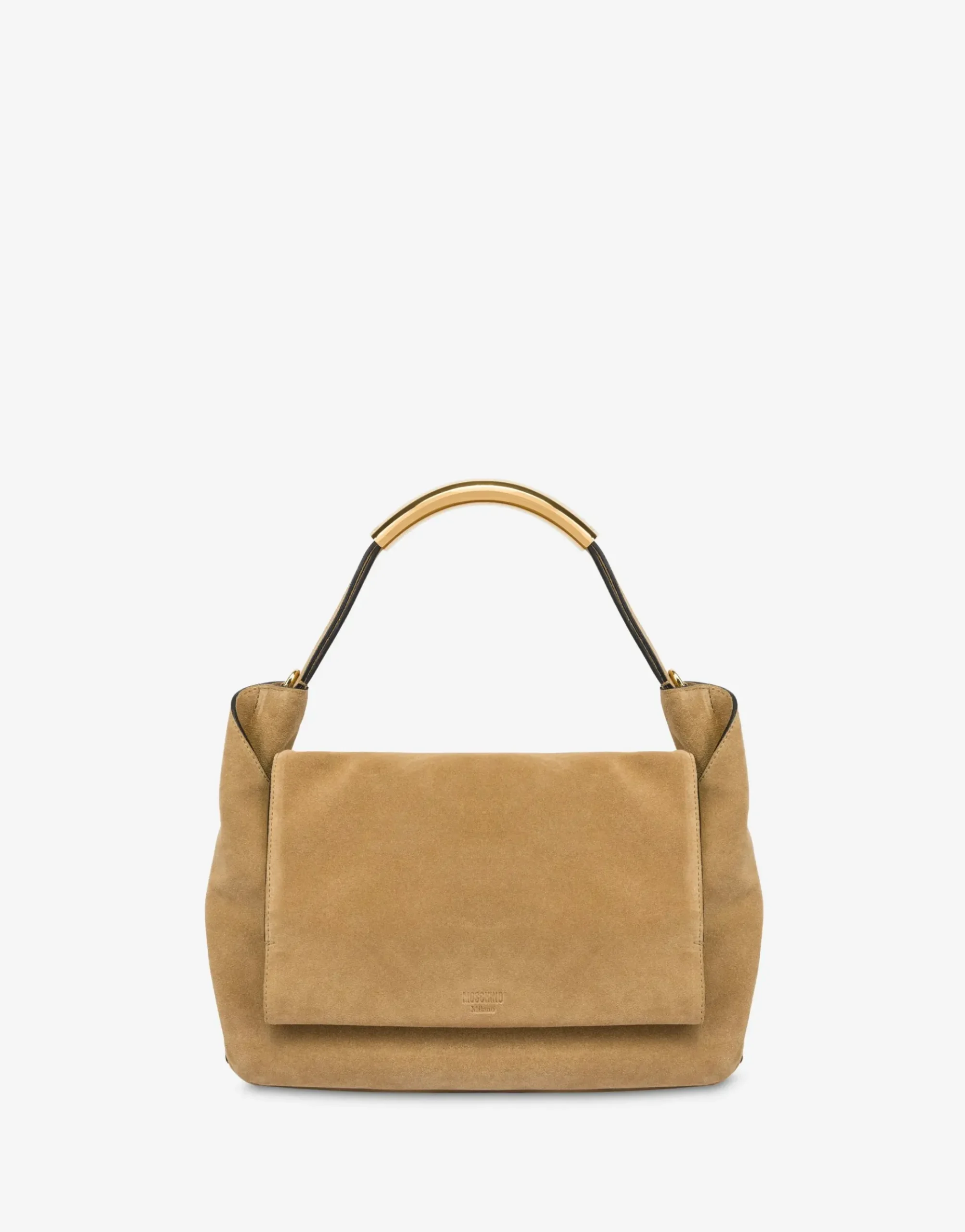 Moschino Braided Suede Handle Me Bag