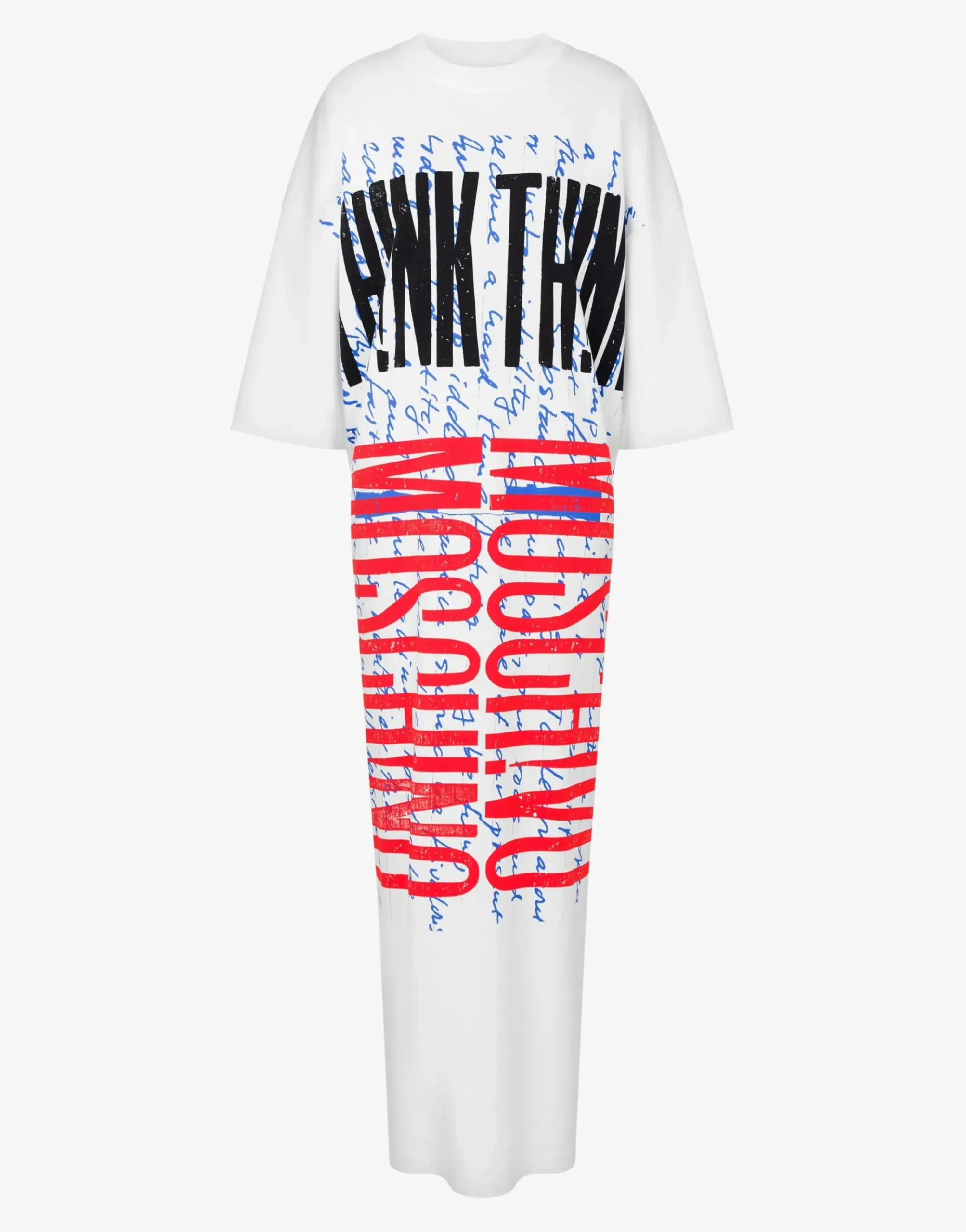 Moschino Cotton interlock dress 'Think Twice'