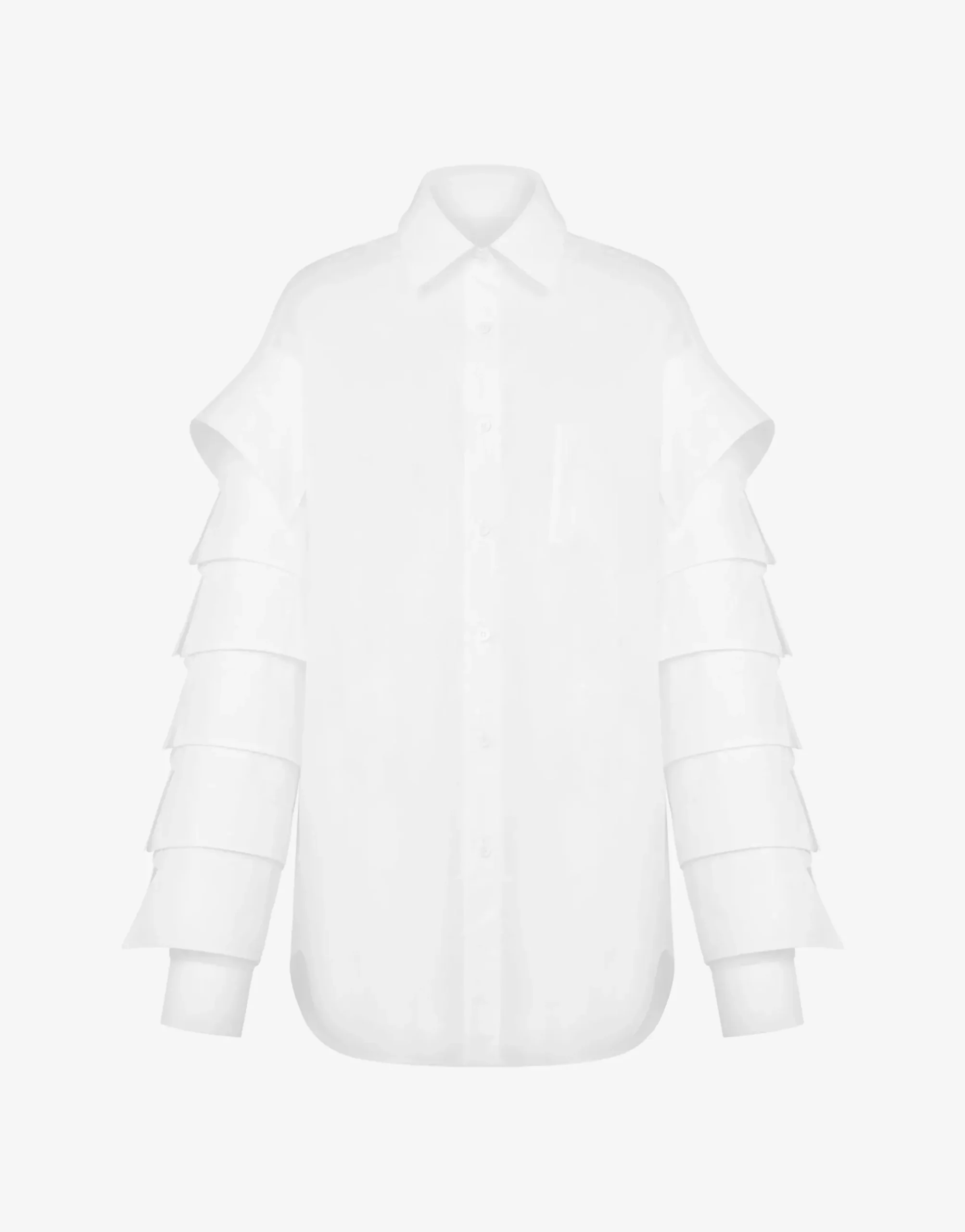 Moschino Cotton Muslin Shirt Multi Collars