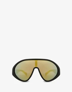 Moschino 3D Logo mask sunglasses