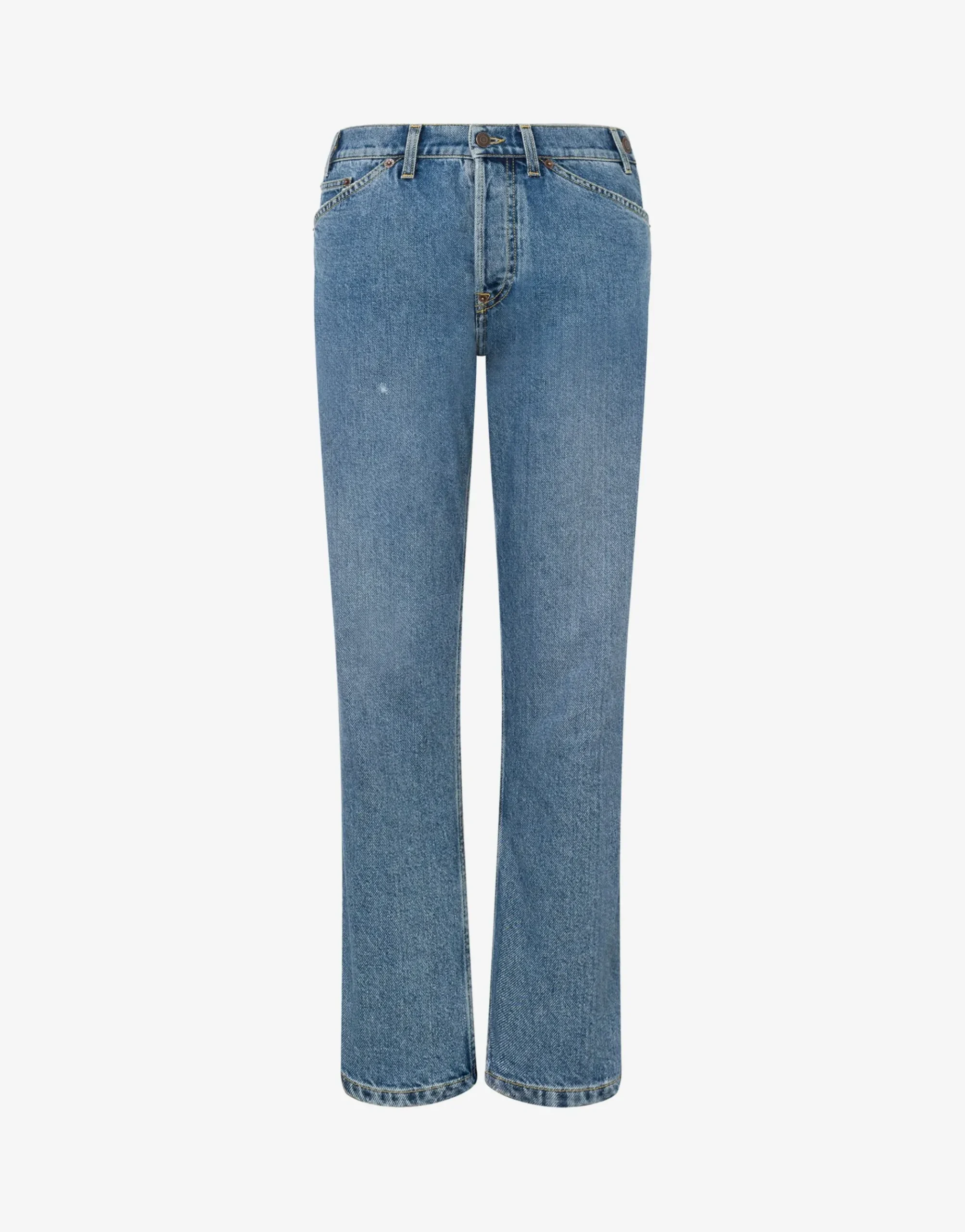 Moschino Denim Trousers Laurel Crown Logo