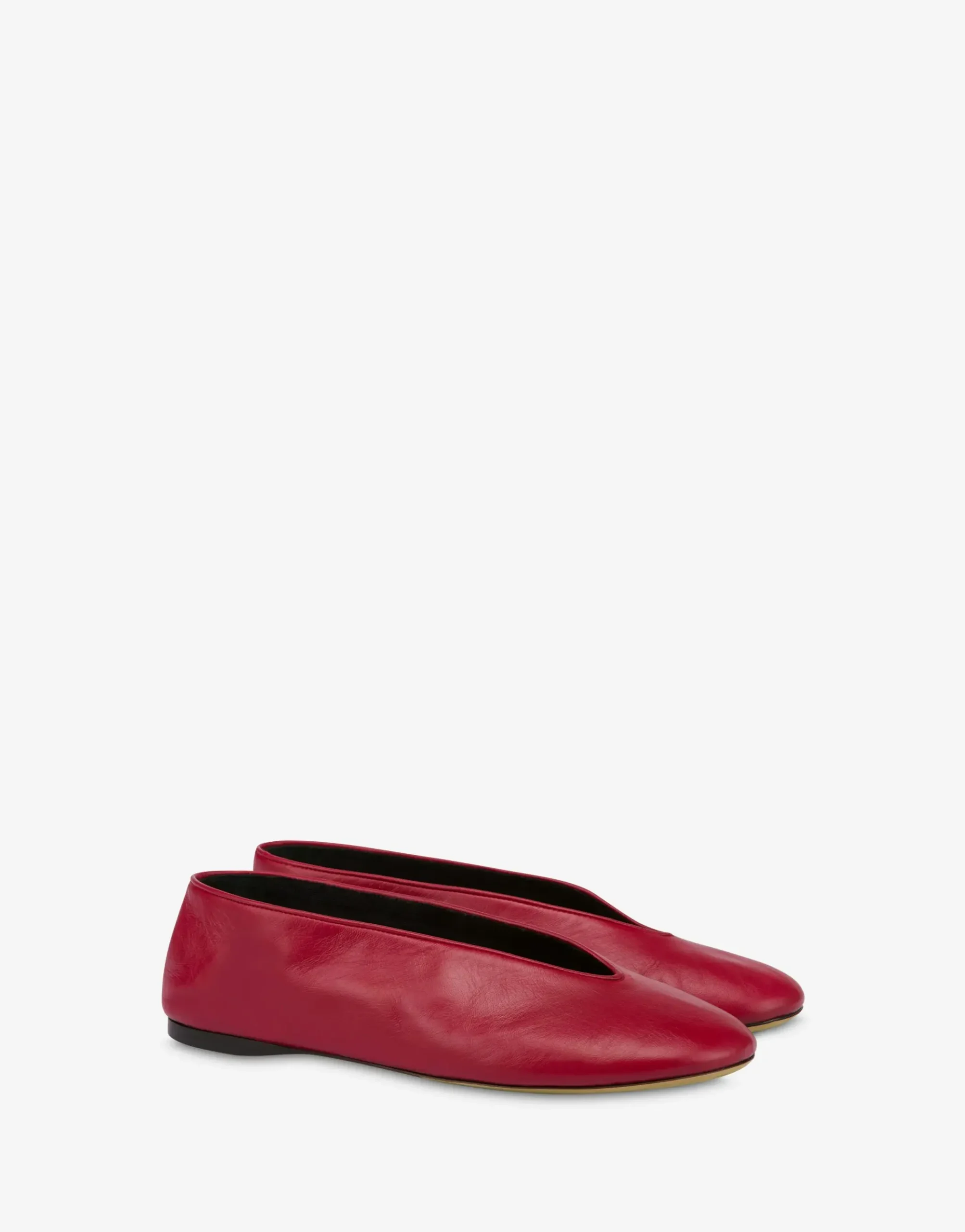 Moschino Duck Nappa Ballerinas