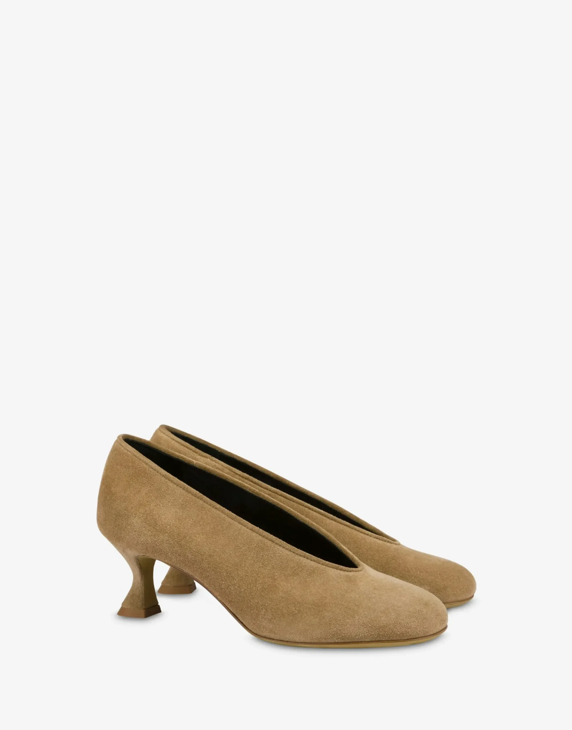 Moschino Duck Suede Pumps
