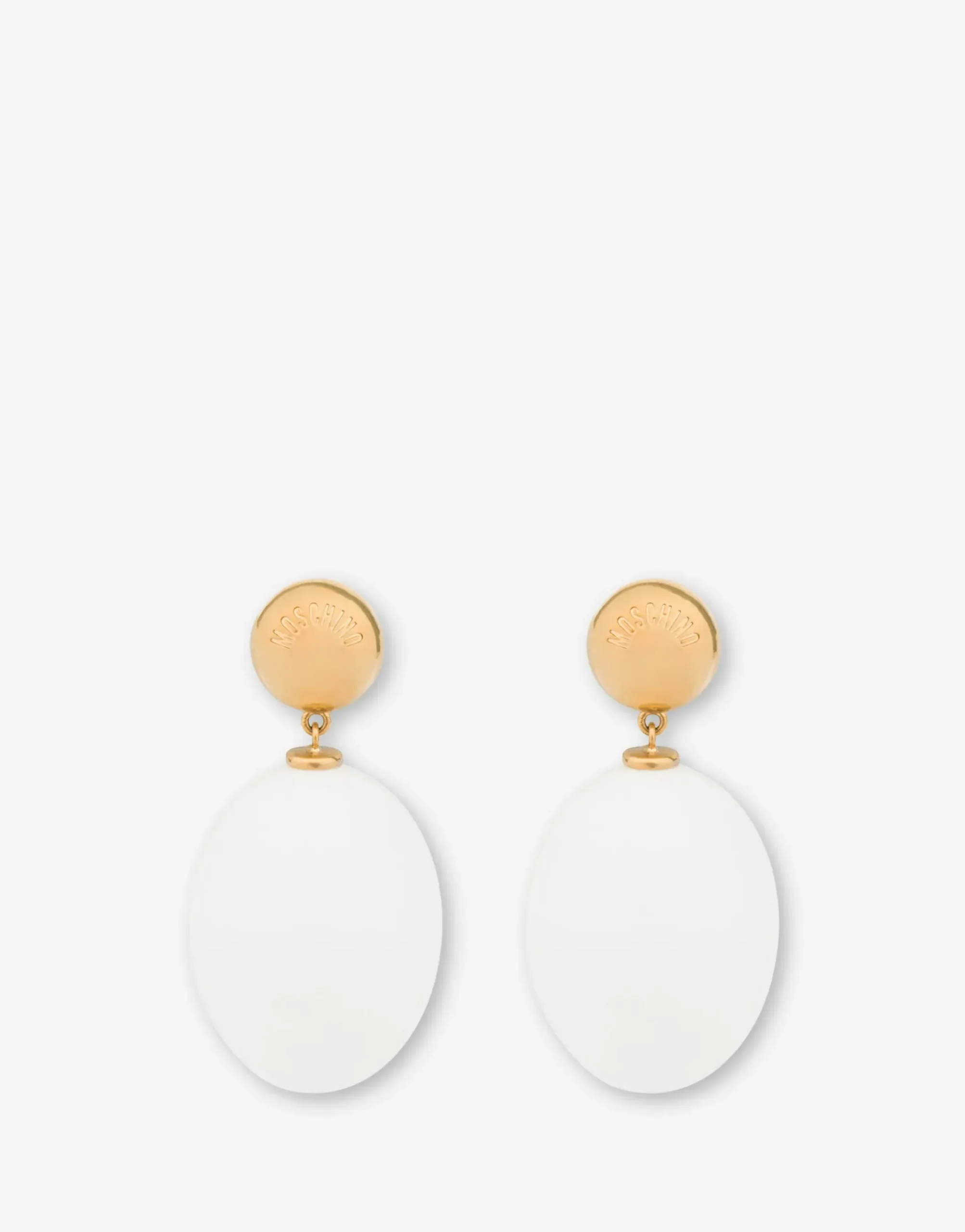 Moschino Eggs pendant earrings