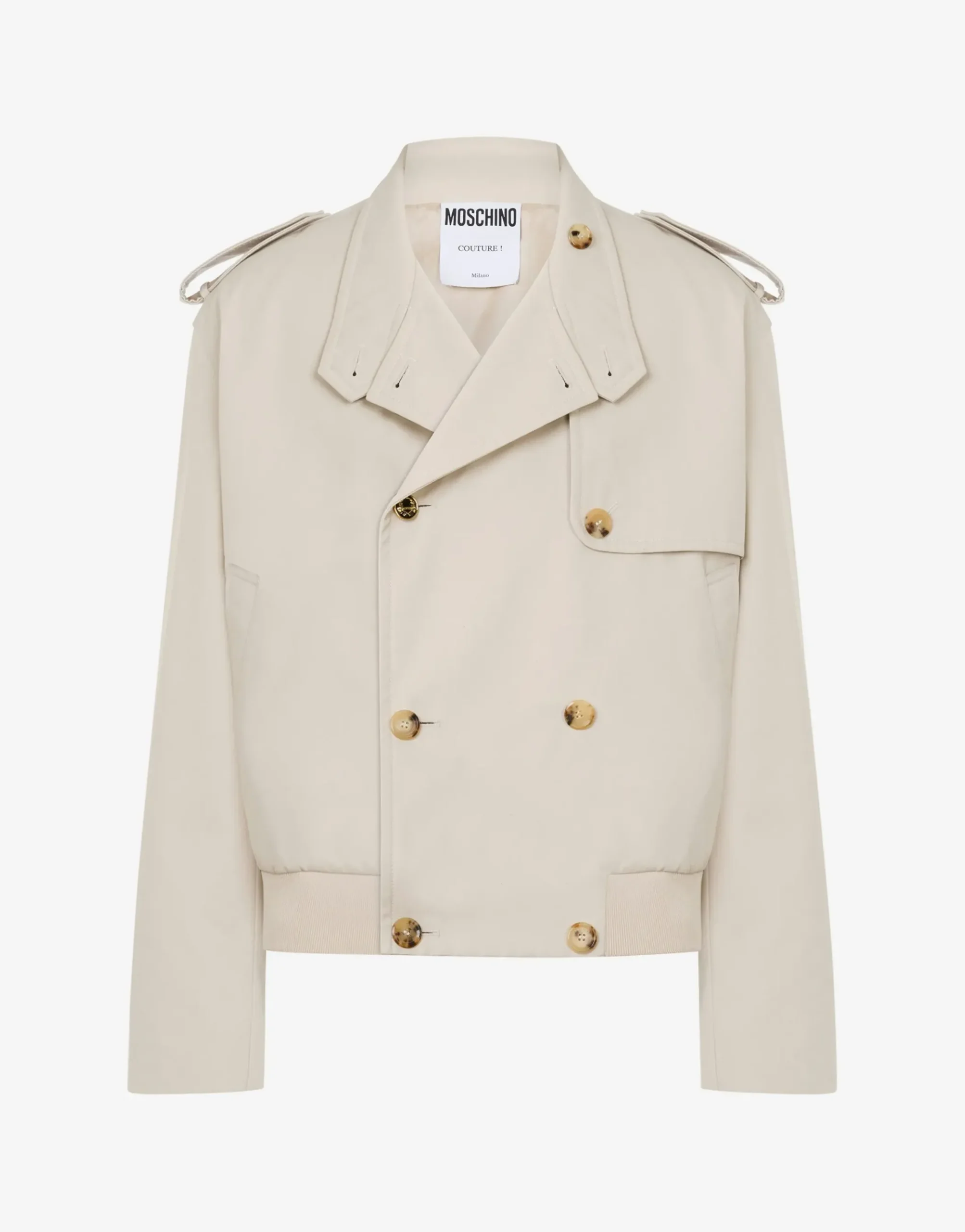 Moschino Gabardine Jacket Tailored Twist