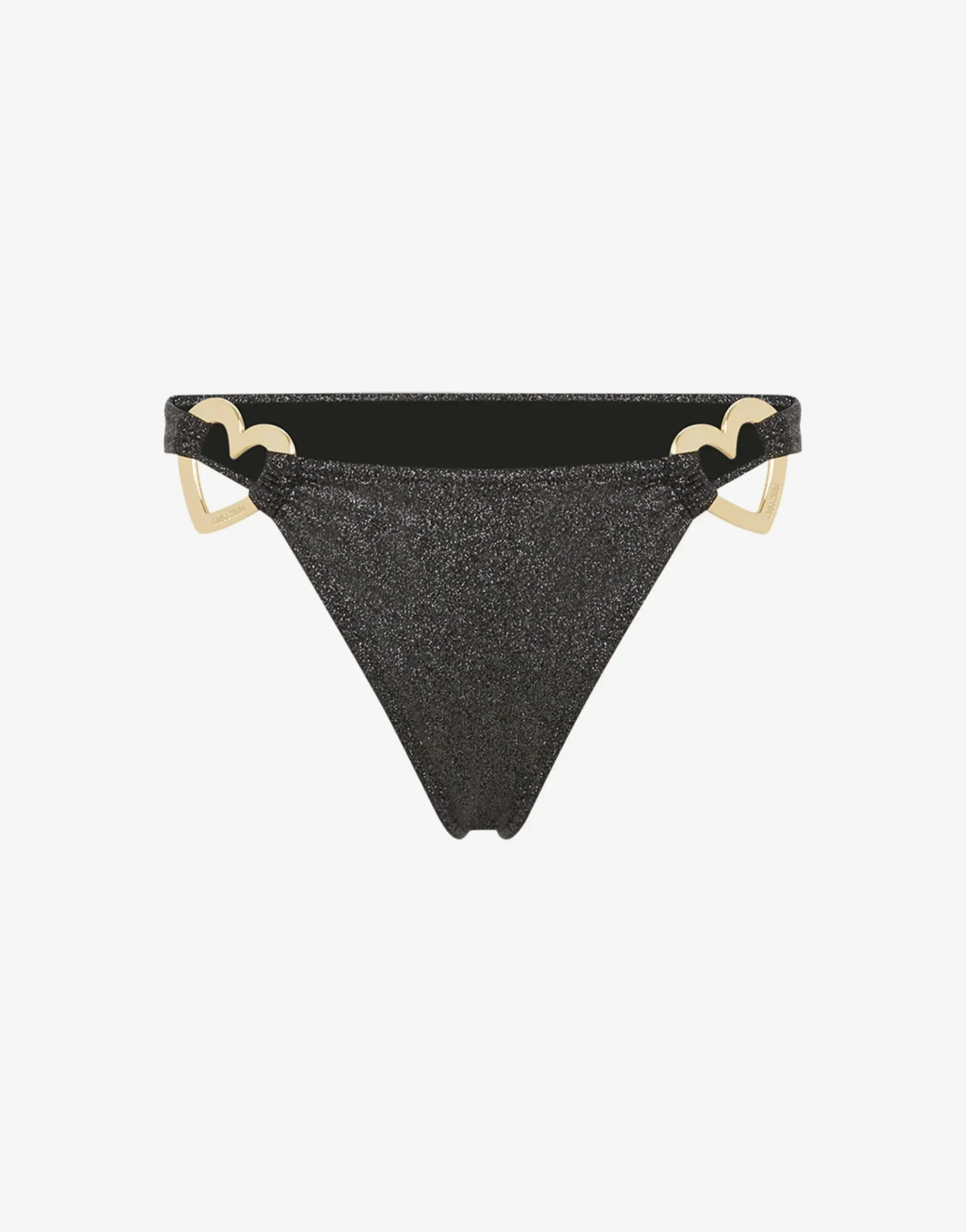 Moschino Glitter Metal Hearts Swim Briefs