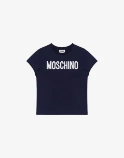 BOY Moschino Jersey T-shirt Lettering Logo