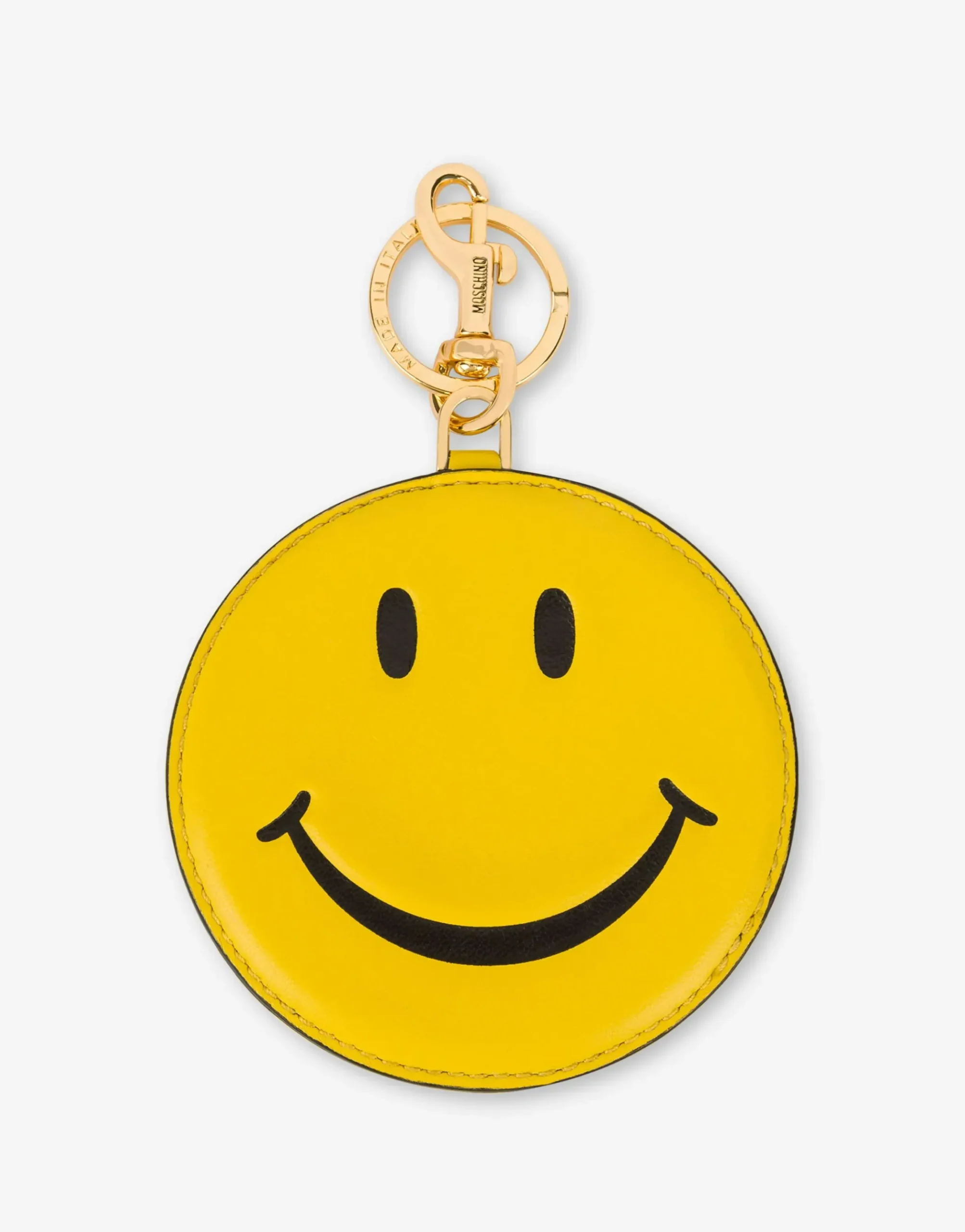 Moschino Keychain in nappa Smiley®