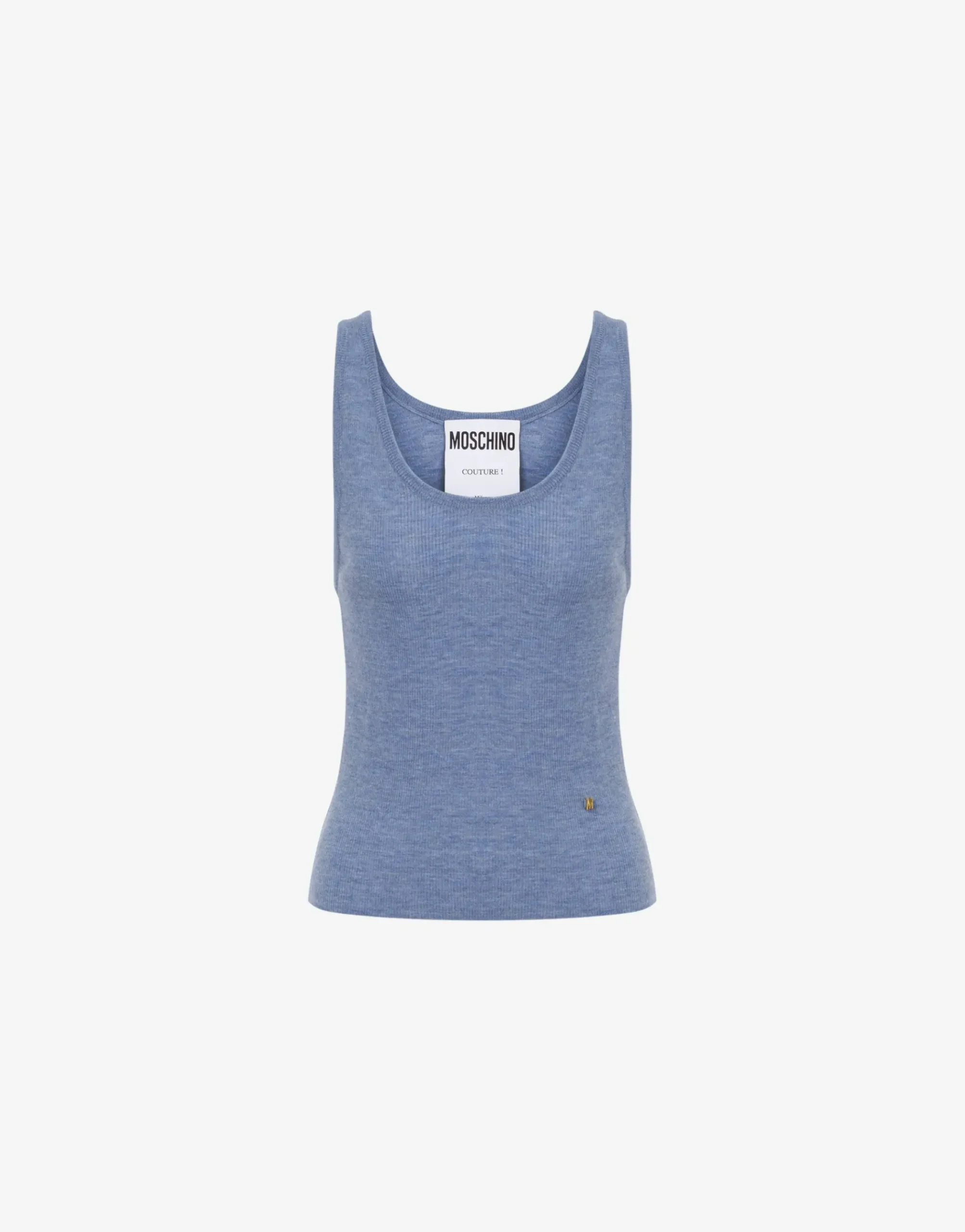 Moschino Knit Tank Top Golden M
