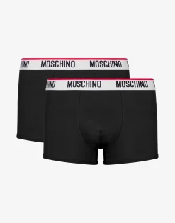 Moschino Logo Band set of 2 jersey stretch boxers