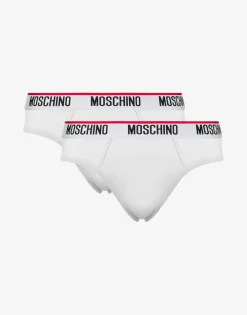 Moschino Logo Band set of 2 stretch briefs