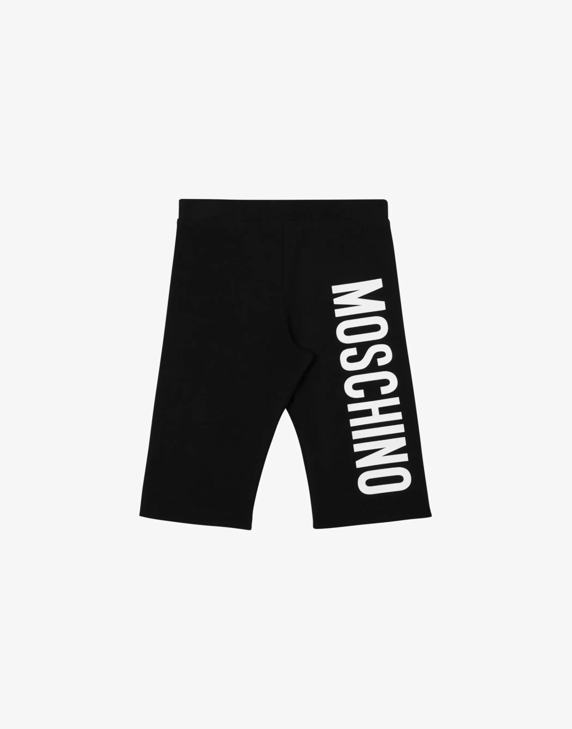 Moschino Logo Print jersey cycling shorts