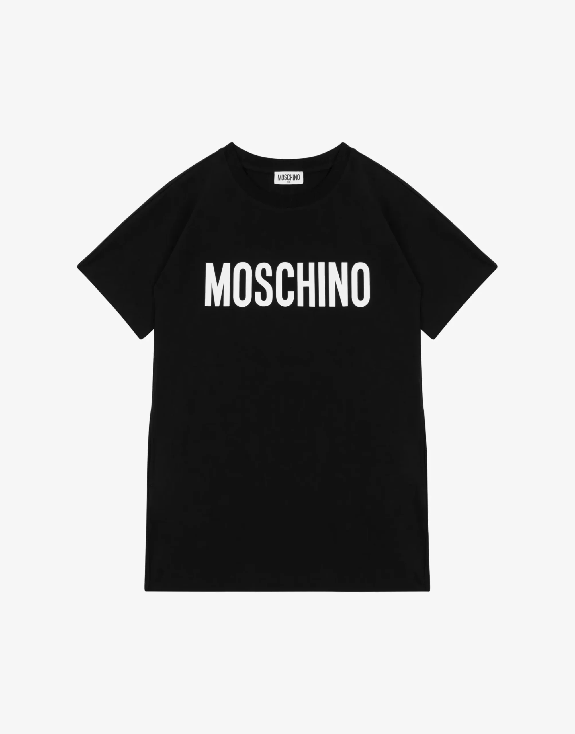 Moschino Logo Print jersey dress