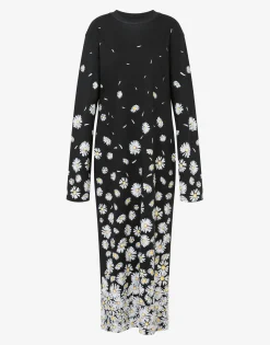 Moschino Long Interlock Dress Daisy Degradé