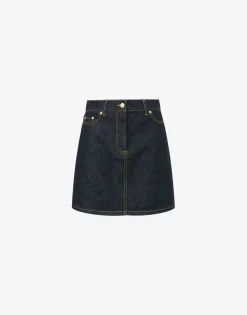 Moschino Lunar New Year Denim Miniskirt