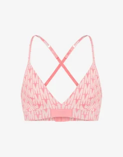 Moschino M Print Bra