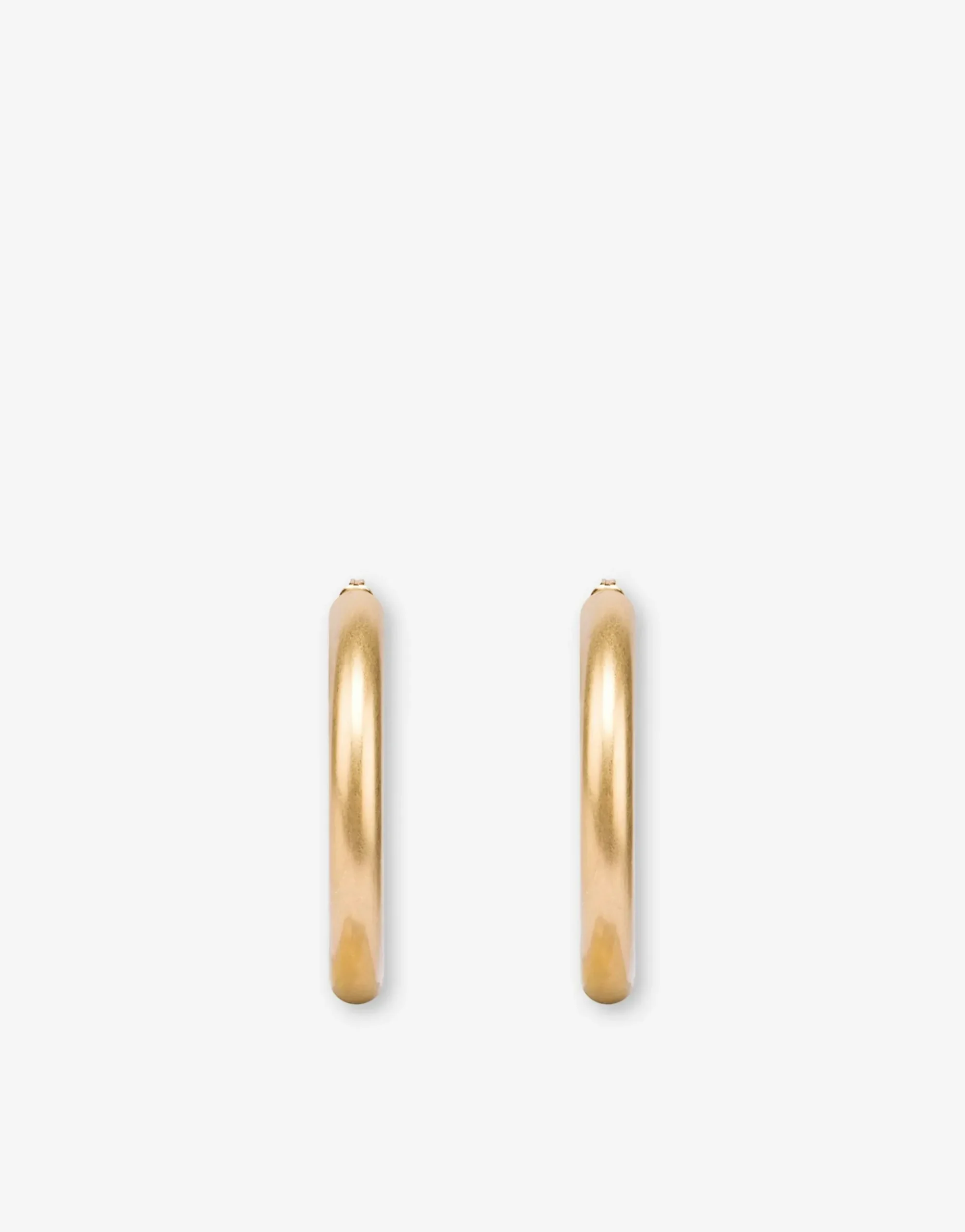 Moschino Metal hoop earrings