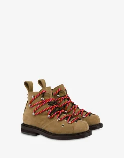Moschino Oliver suede trekking boots