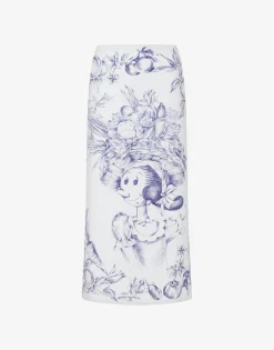 Moschino Olivia poplin skirt