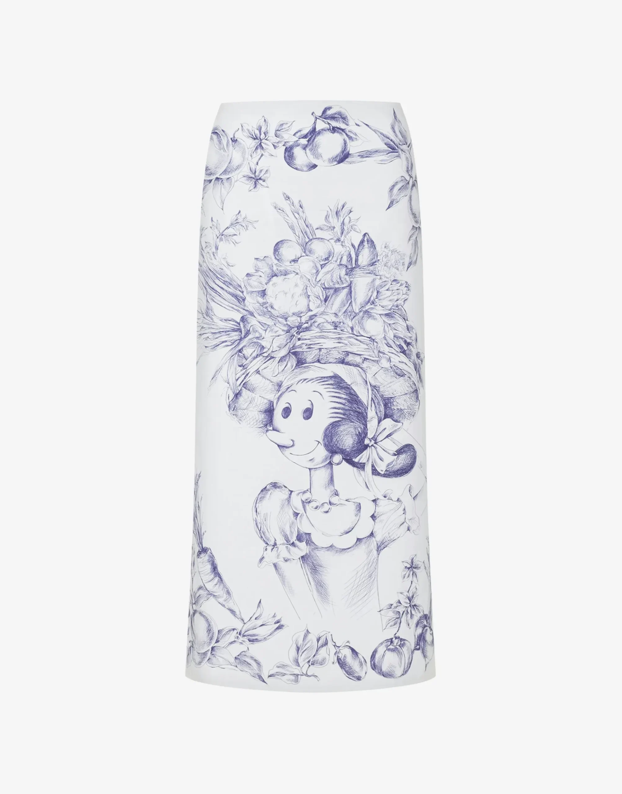 Moschino Olivia poplin skirt