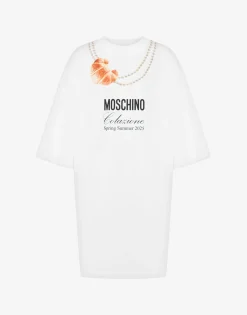 Moschino Organic Jersey Dress Breakfast
