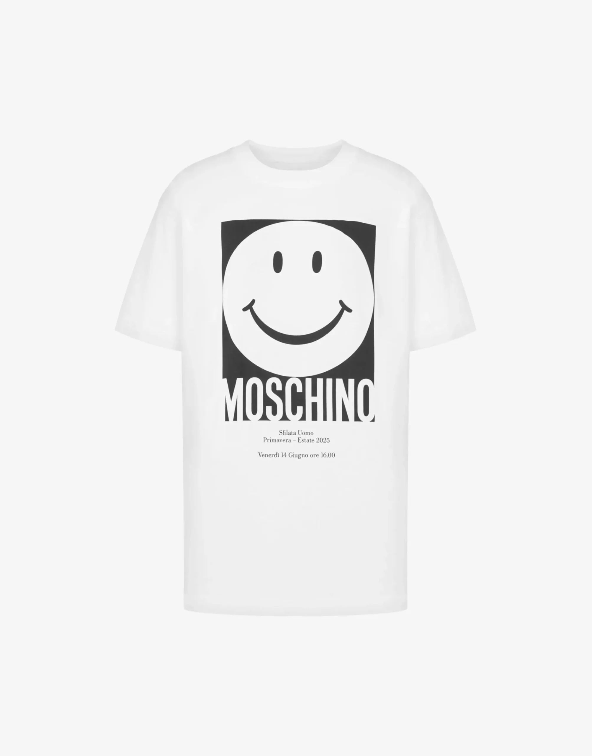 Moschino Organic Jersey T-shirt Smiley®