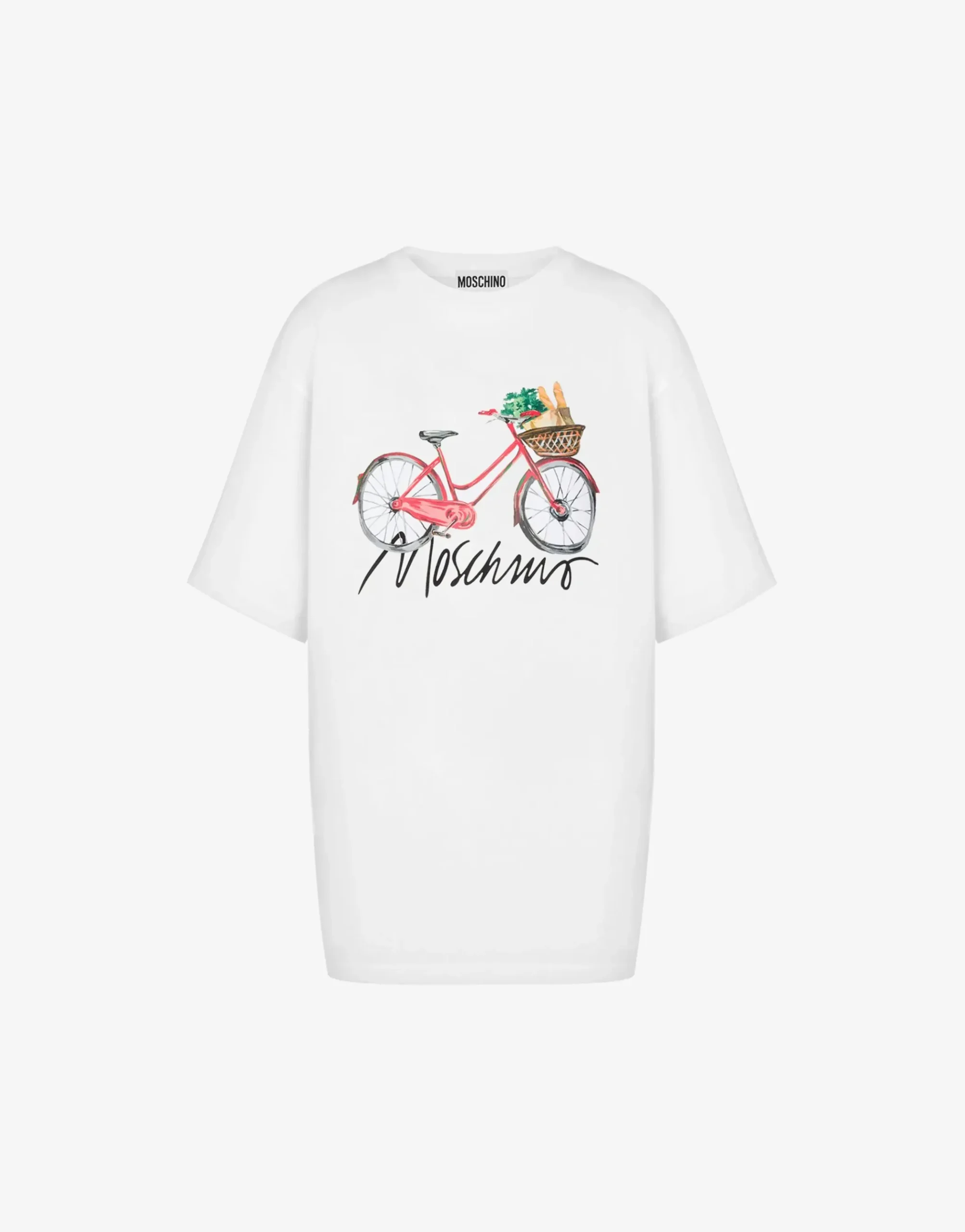 Moschino Organic jersey T-shirt with print