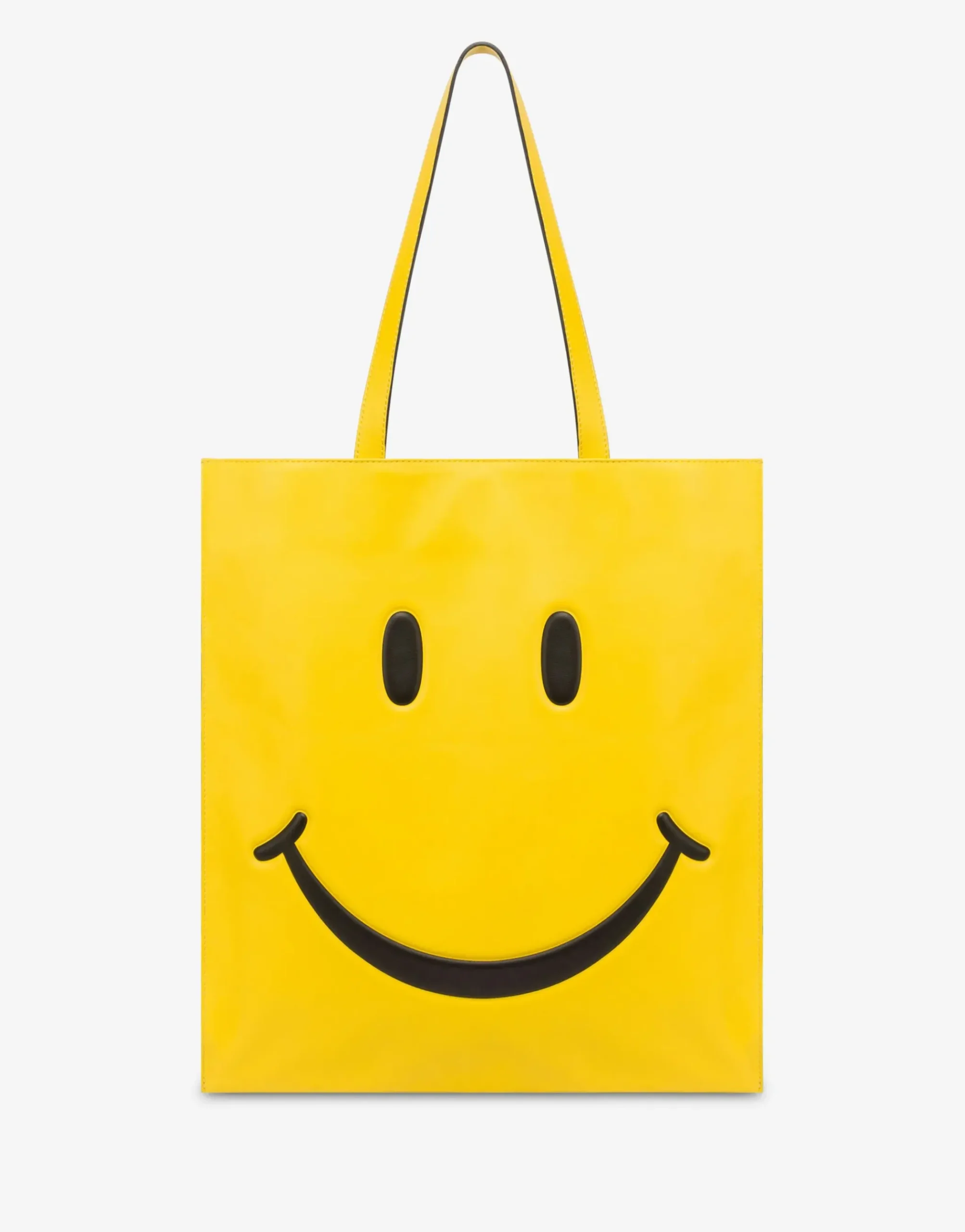 Moschino Shopper in nappa Smiley®