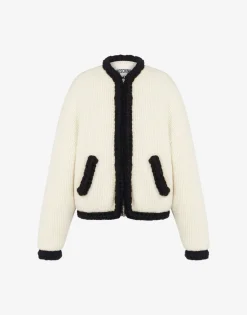 Moschino Short jacket in superfine lambswool