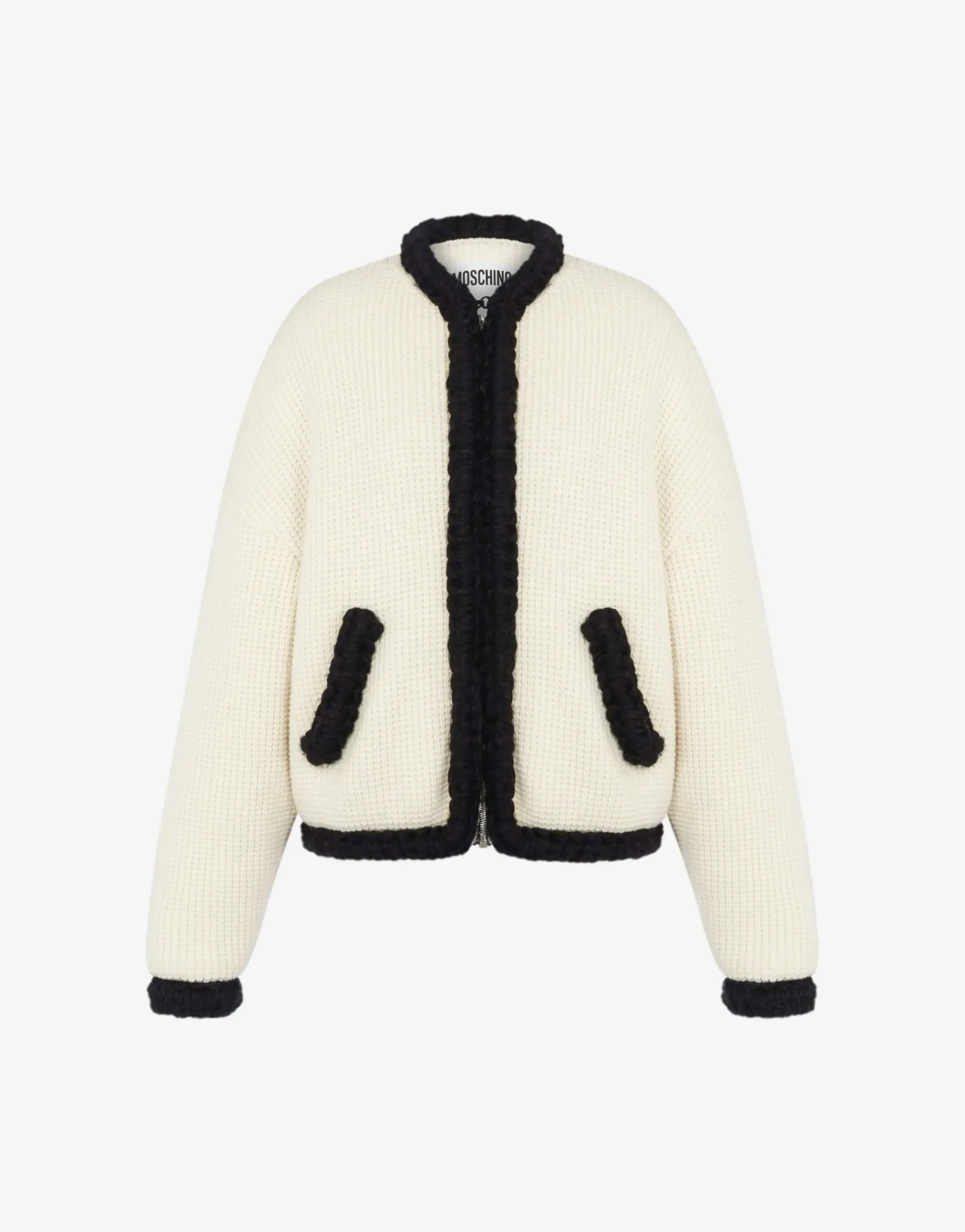 Moschino Short jacket in superfine lambswool
