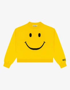 Moschino Smiley® Embroidery wool sweater