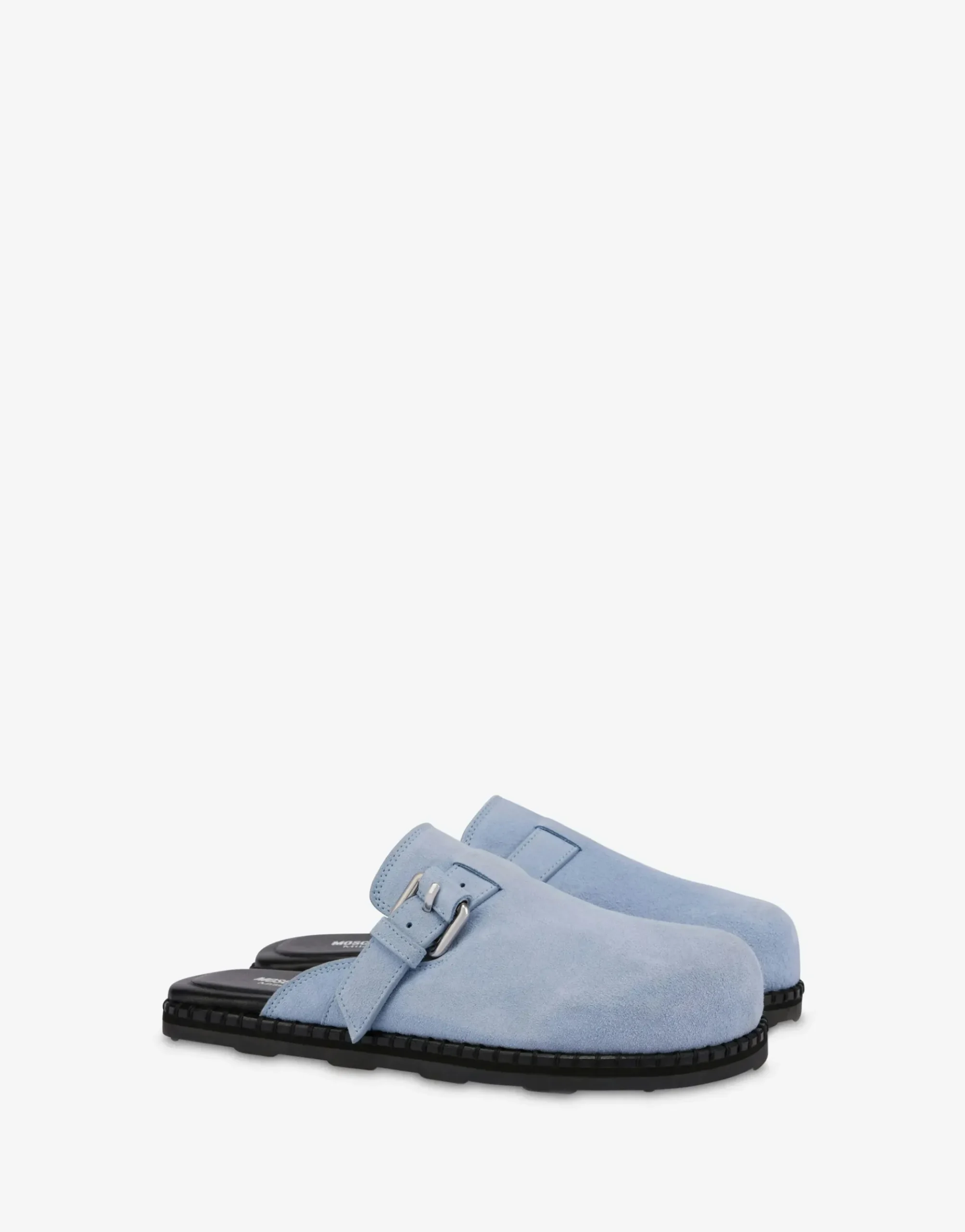 Moschino Suede Mules