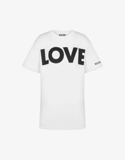 Moschino T-shirt in organic jersey Love