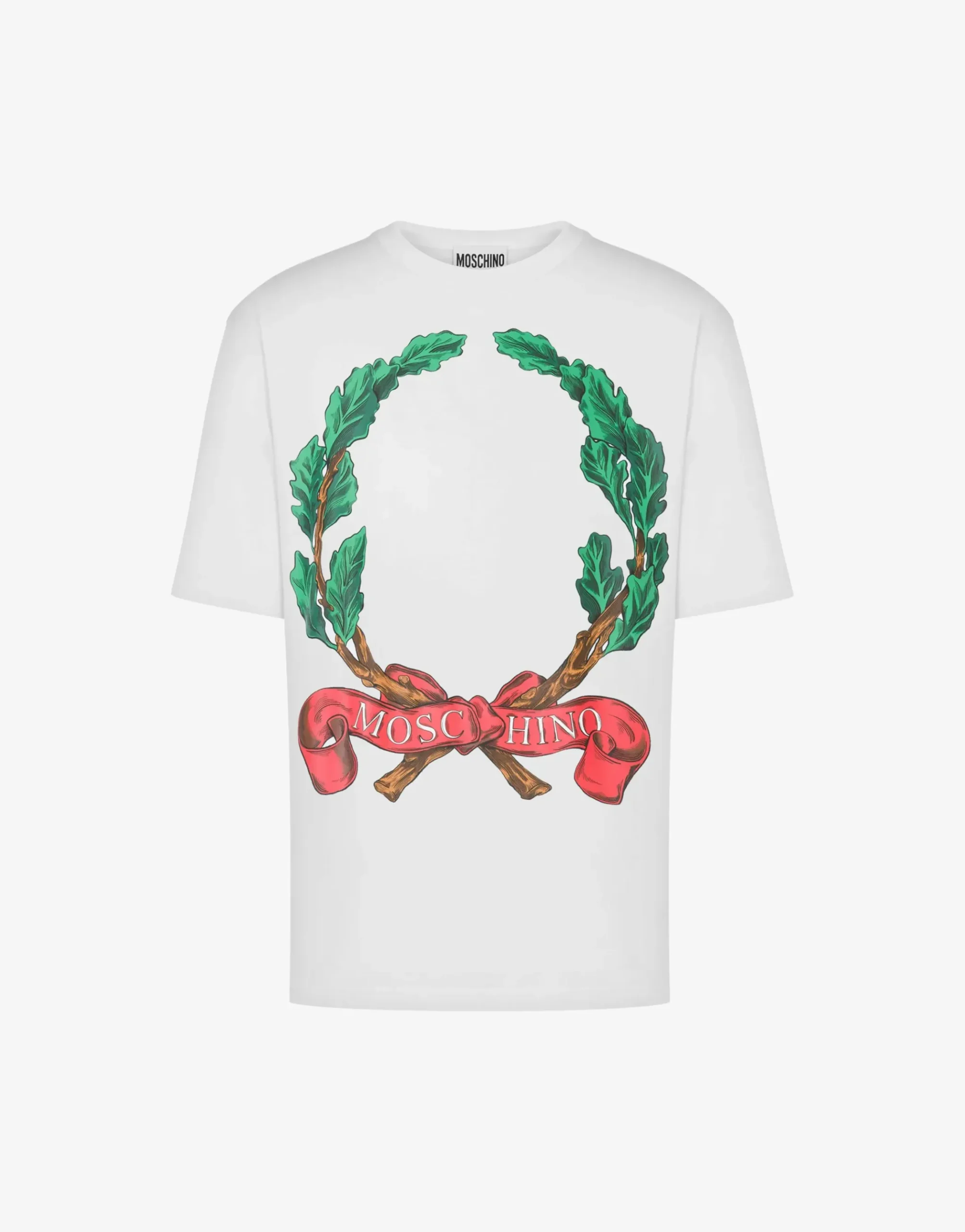 Moschino T-shirt Maxi Laurel Crown Logo