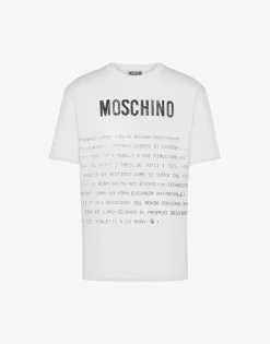 Moschino T-shirt Message Print