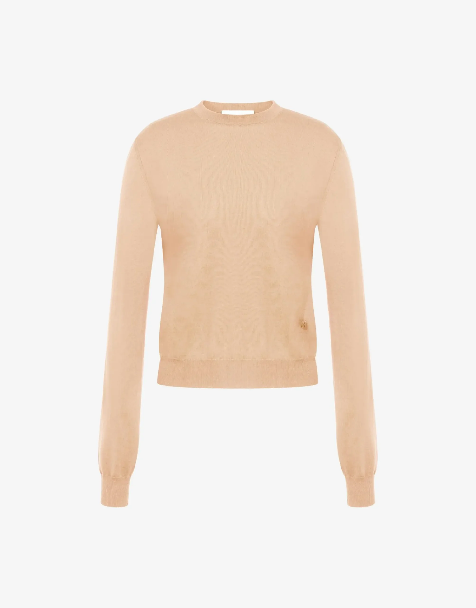 Moschino Wool and Silk Pullover Golden M