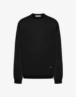 Moschino Wool and Silk Pullover Golden M
