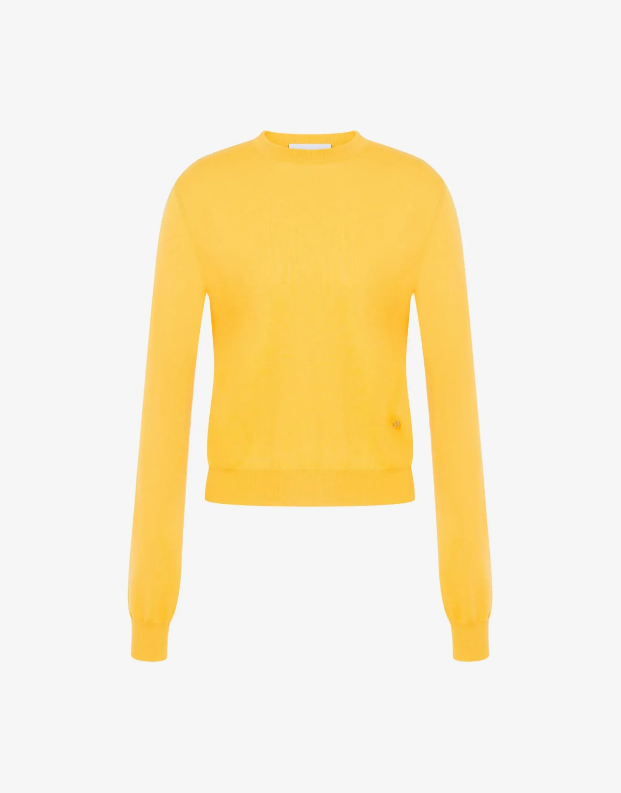 Moschino Wool and Silk Pullover Golden M
