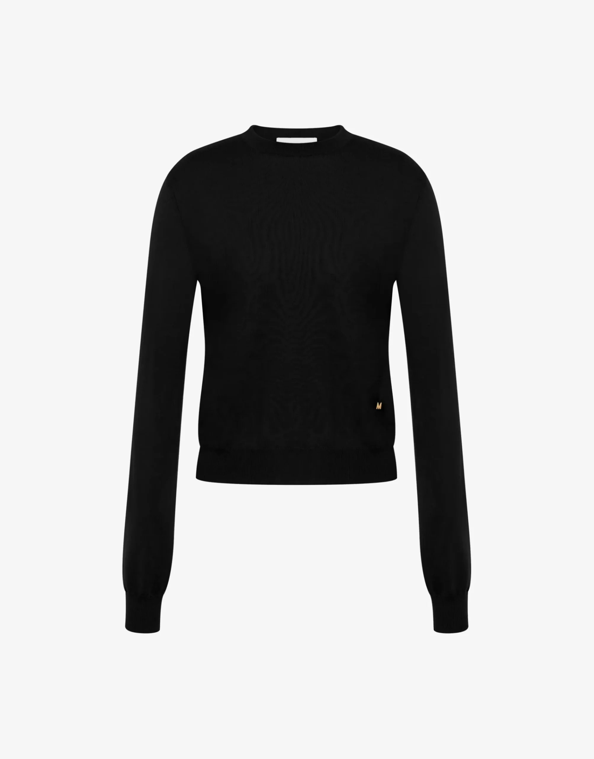 Moschino Wool and Silk Pullover Golden M