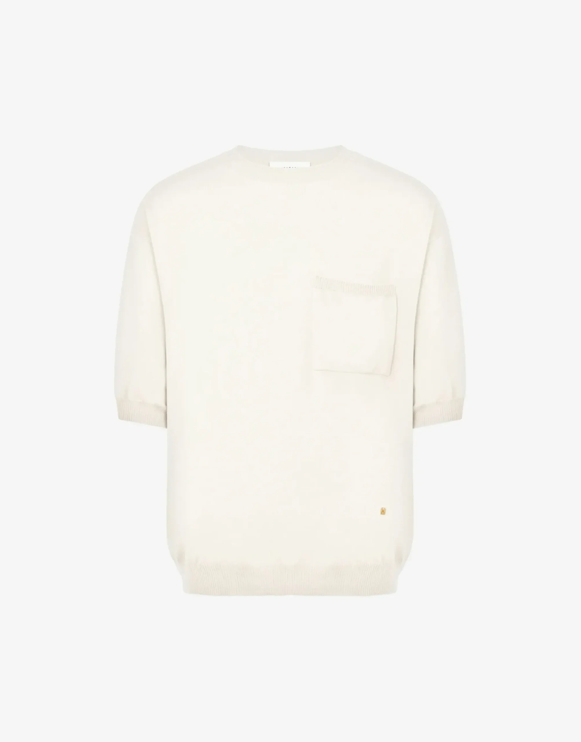 Moschino Wool and Silk Sweater Golden M