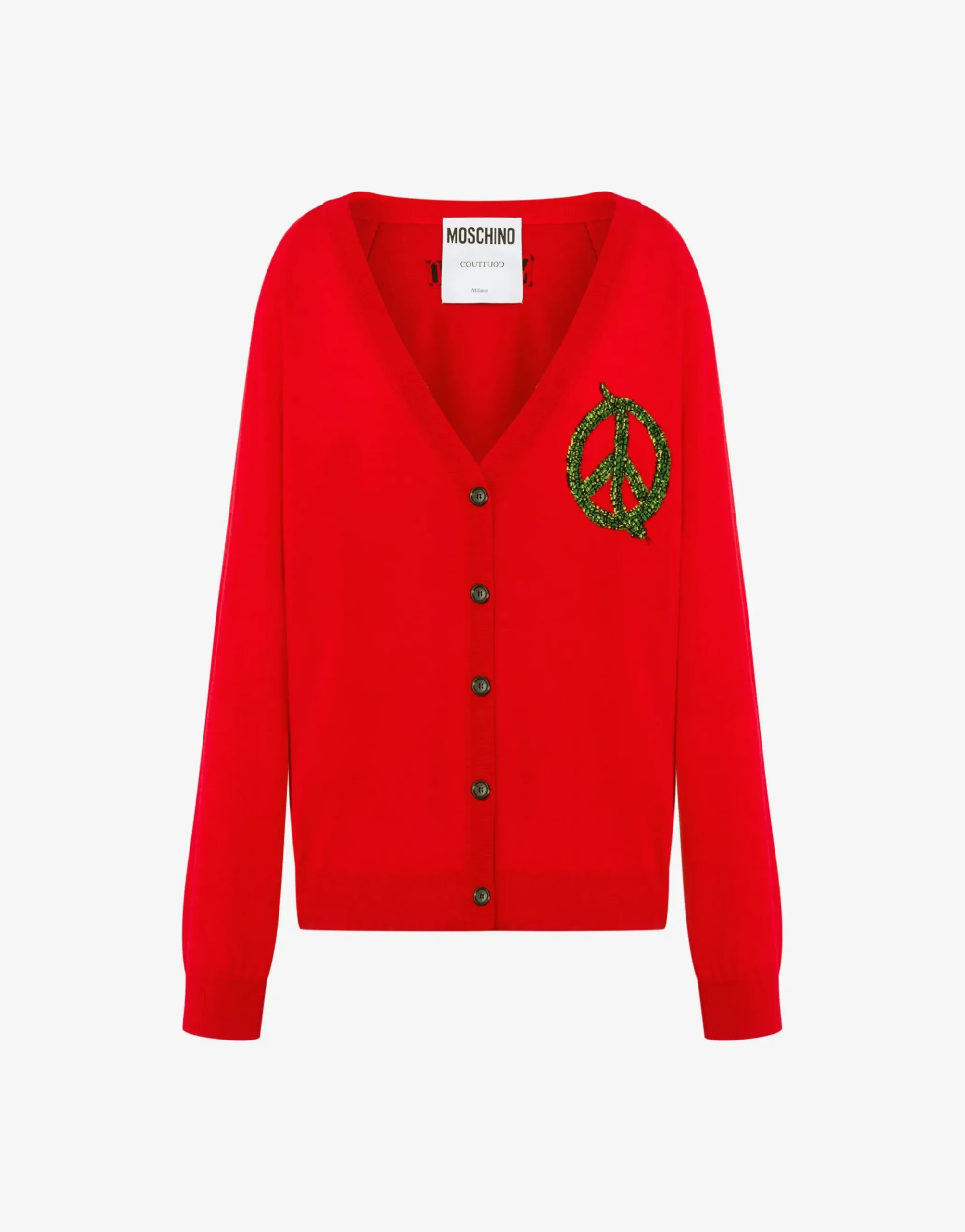 Moschino Wool cardigan Lunar New Year