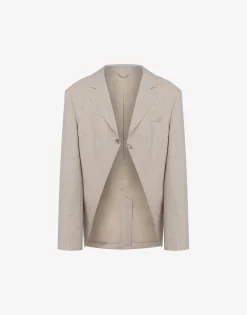 Moschino Wool flannel jacket