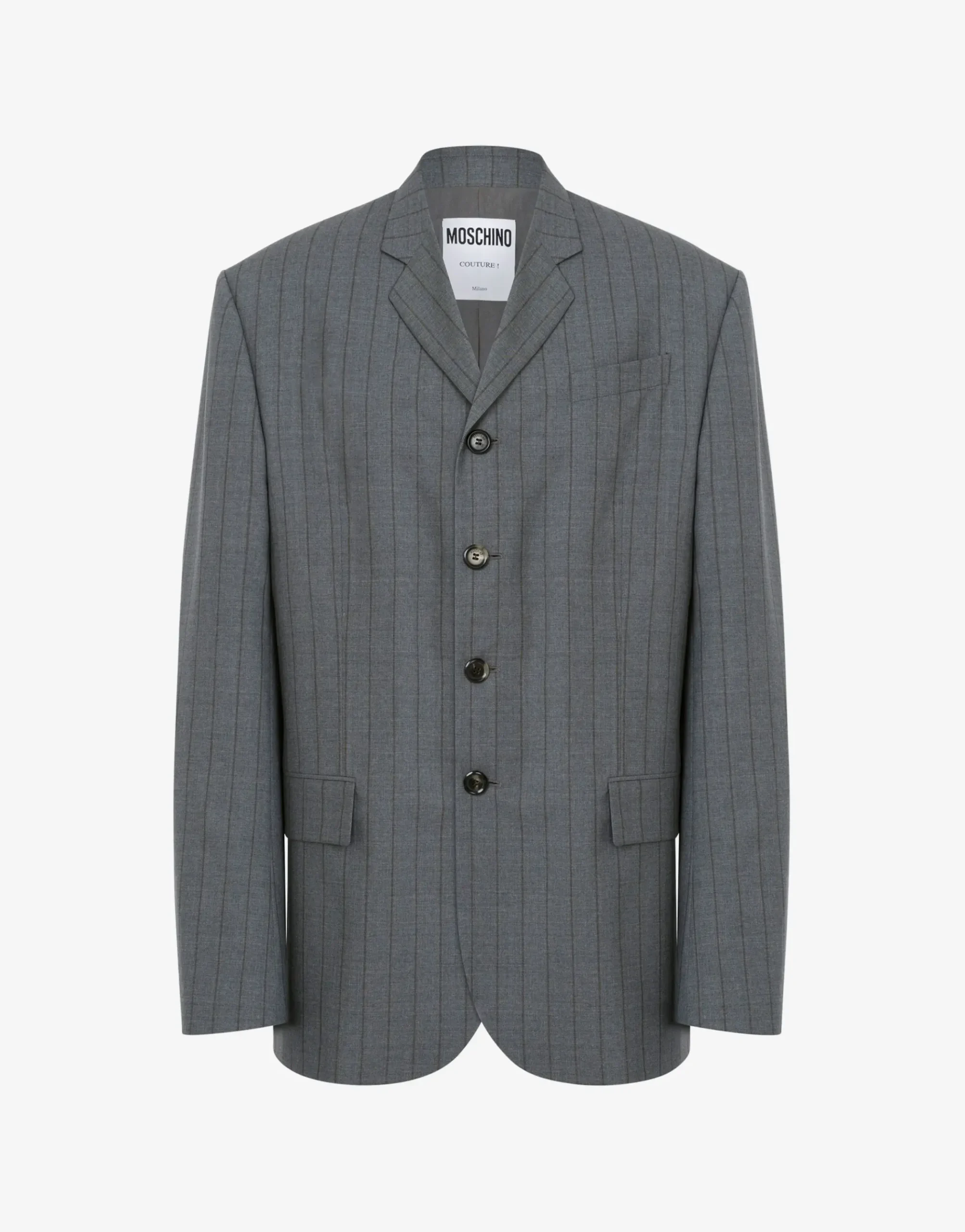 Moschino Wool Pinstripe Jacket