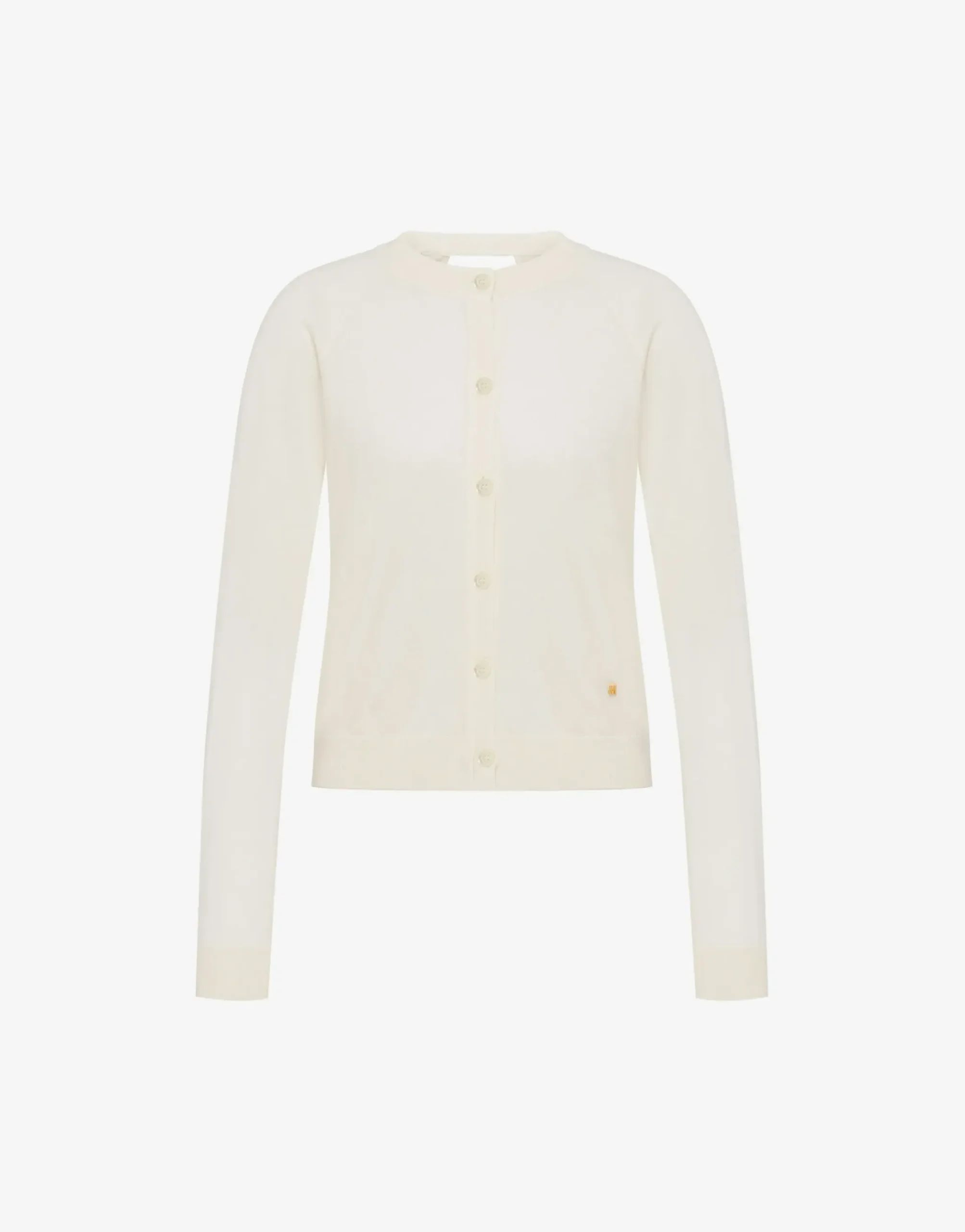 Moschino Wool Sweater Golden M with Cut-Out